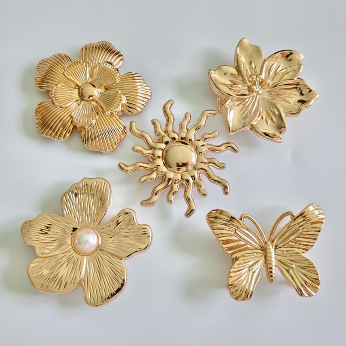 Swimwear Gold Zinc Alloy Buckle 25418 main product gallery image