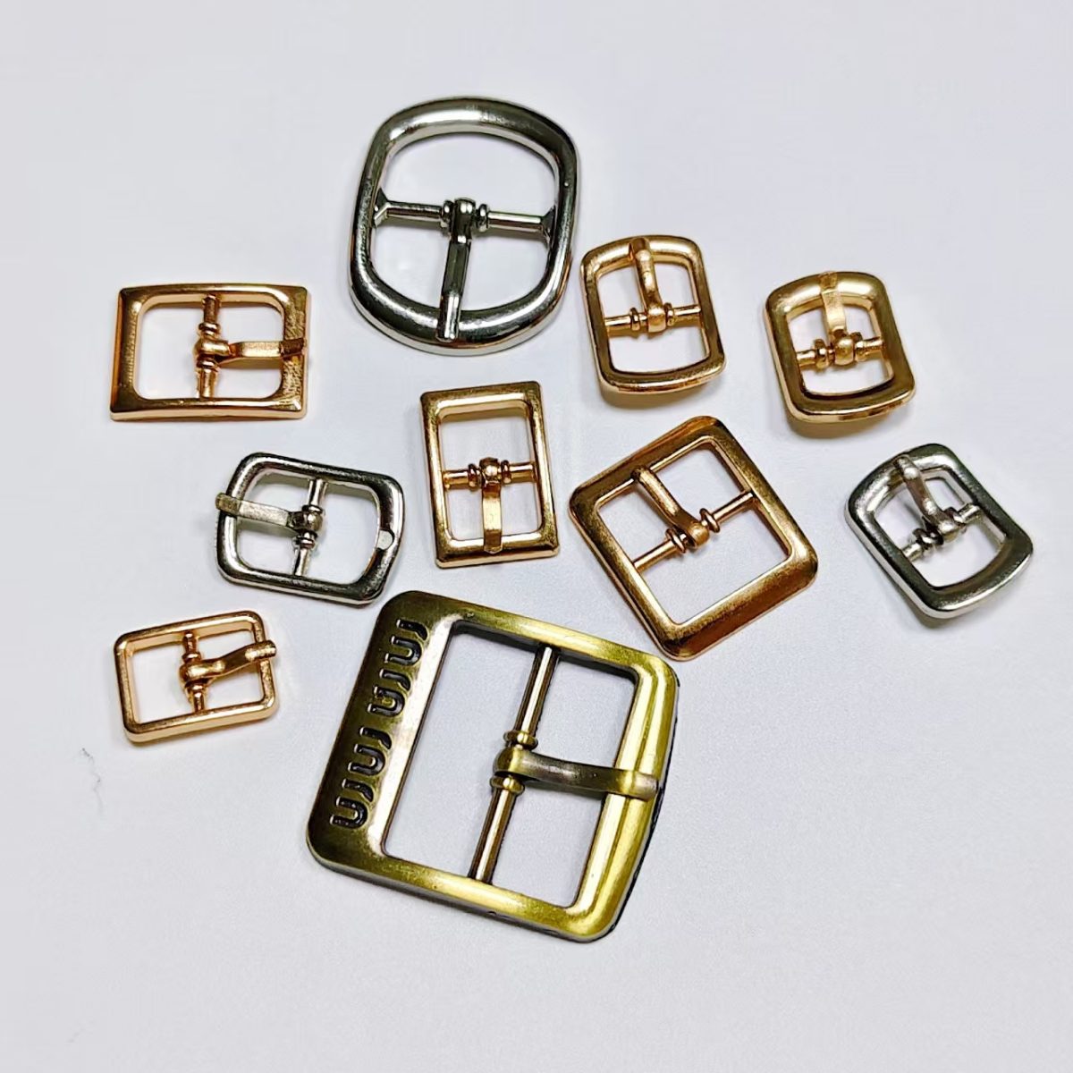 Tri-Glide Zinc Alloy Shoe Buckle main product gallery image
