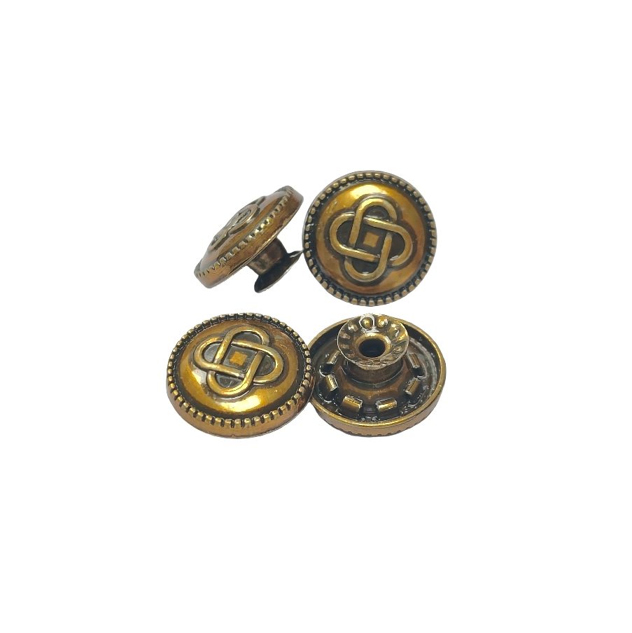 Zinc Alloy Button (Ref. 44017) main product gallery image