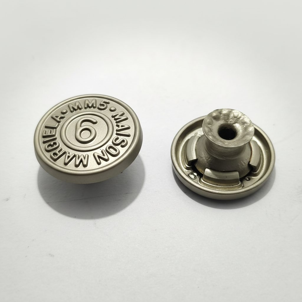 Flower Zinc Alloy Shank Button hardware product image