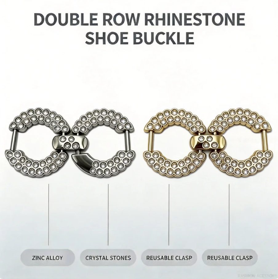 Zinc Alloy Shoe Buckle 78041 main product gallery image